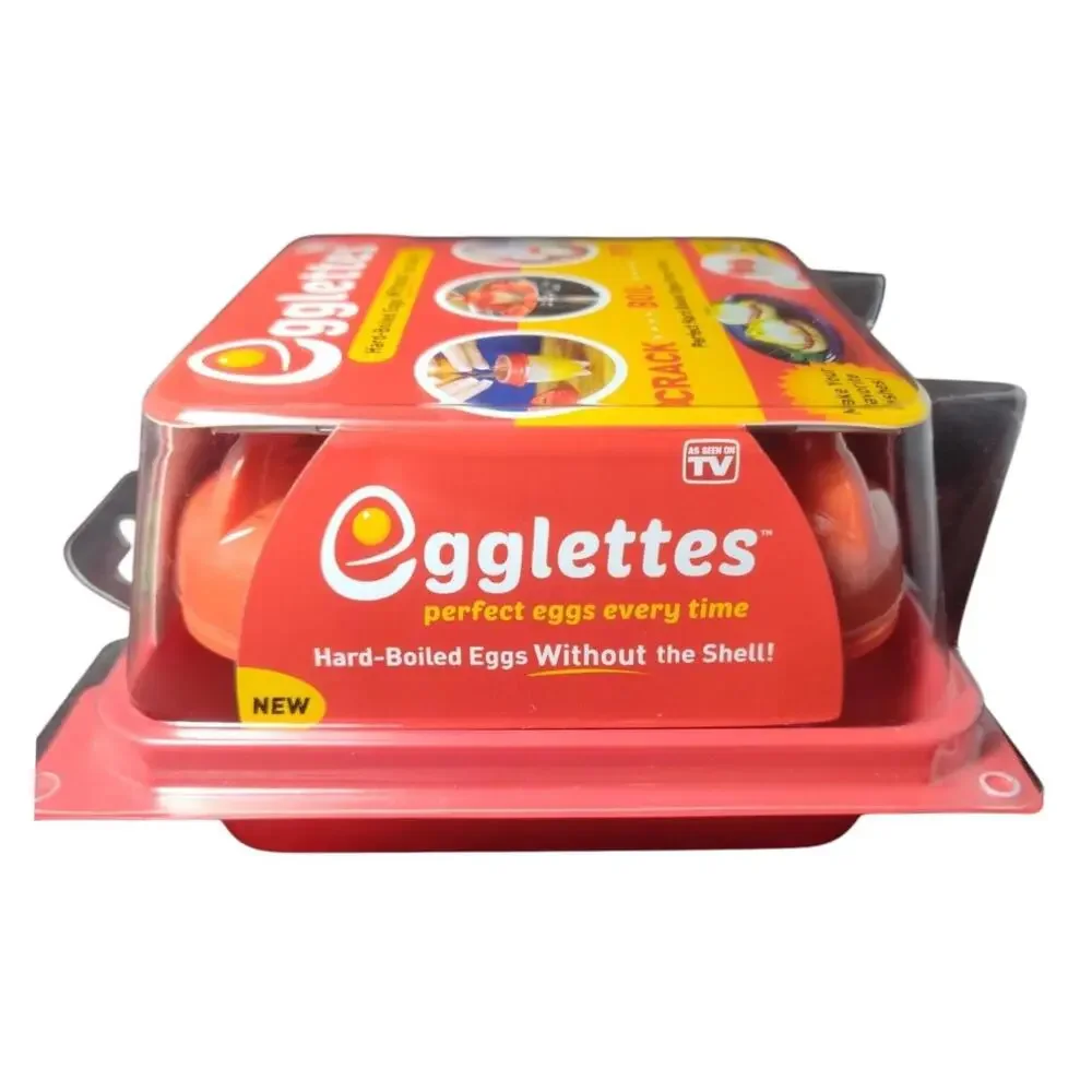 Egglettes Egg Cooker, Hard-Boiled Eggs Without The Shell! 4‎ Cup Set